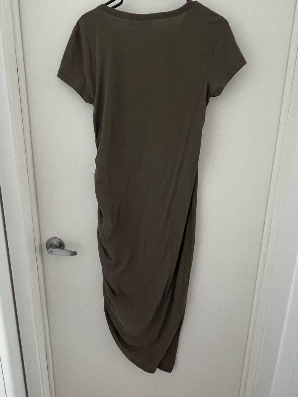 3/30$     Noisy May Olive Green Short-Sleeve Women's Dress